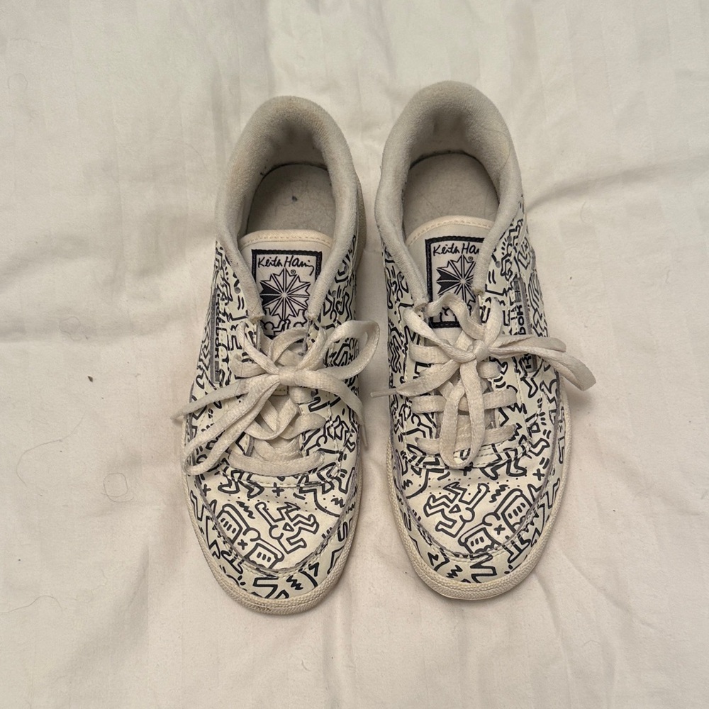 Reebok Keith Haring Reebok Club C Chalk Grey Sneakers